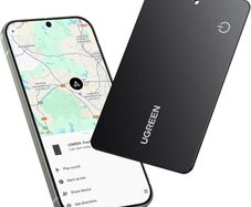 FineTrack Slim G Compatible with Find Hub (Android Only), Wallet Tracker with 1.7mm Thick, 5-Year Battery Life, IP68 Waterproof Android Tracker Tag Compatible with Pixel 10/Galaxy S25, ect.