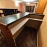 Solid Wooden Home Bar with 4 Bar Stools Image 2