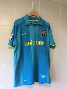FC Barcelona Jersey. Official Nike Mens Away Jersey Season 2007-2008. Original From The Time. Not A Modern Remake.