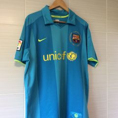 FC Barcelona Jersey. Official Nike Mens Away Jersey Season 2007-2008. Original From The Time. Not A Modern Remake.