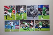 IRELAND football autographs - various signed items