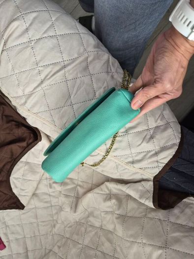Chanel mirrored make up body bag