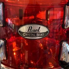 USED Pearl Crystal Beat Ruby Classic Acrylic shell pack