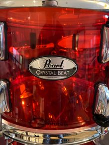 FINAL PRICE DROP Ruby Pearl Crystal Beat classic Acrylic shell pack