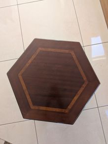 Hexagonal side table