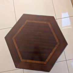 Hexagonal side table