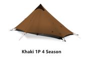 2021 New Version 230cm 3F UL GEAR Lanshan 1 Ultralight Camping 3/4 Season 15D Silnylon Rodless Tent