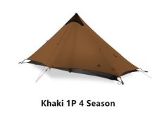 2021 New Version 230cm 3F UL GEAR Lanshan 1 Ultralight Camping 3/4 Season 15D Silnylon Rodless Tent