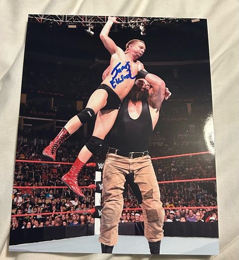 Wrestling autographs