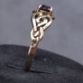 Vintage Fully Hallmarked Gold Garnet Ring Birmingham  Size 57 Image 4