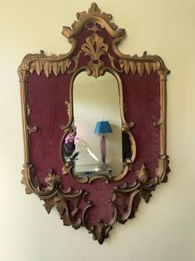 Antique mirror.