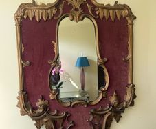 Antique mirror.