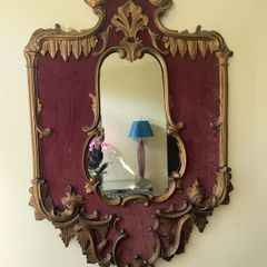 Antique mirror.
