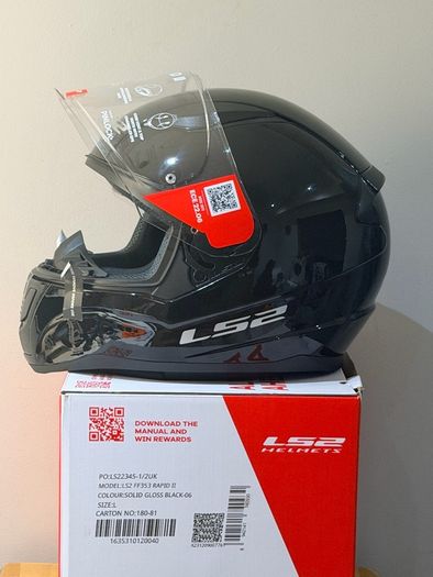 LS2 FF353 Rapid II Motorcycle Helmet Large