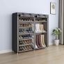 Shoe Rack Shoe Storage Boot Style Hode up to 27 Pairs Shoes With Non-woven Fabric Cover,Grey MULTIPLE COLOURS AVAILABLE (FREE POSTAGE) Image 7