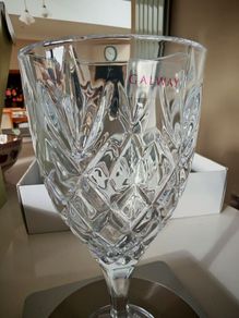 10 x Galway Crystal wine glasses