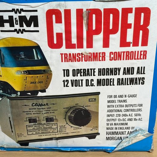 H&M Hammant & Morgan Clipper Transformer Controller Tested & Working Boxed
