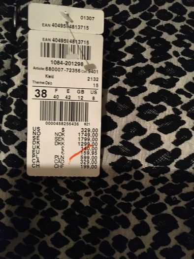 Gerry Weber  Dress, size-12, original price-euro 160