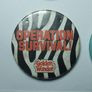 GOLDEN WONDER CRISPS (Operation Survival WWF) - 4 different wildlife protection button badges (1981) Image 4