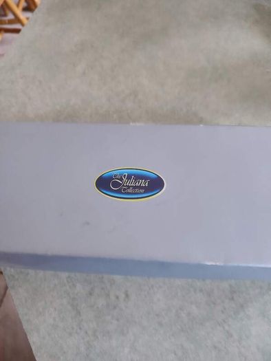 Boxed As New Juliana Silver Plated Birth Certificate Set  Bc Holder, 1st Tooth, 1st Curl