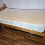 Solid single pine bed Image 2