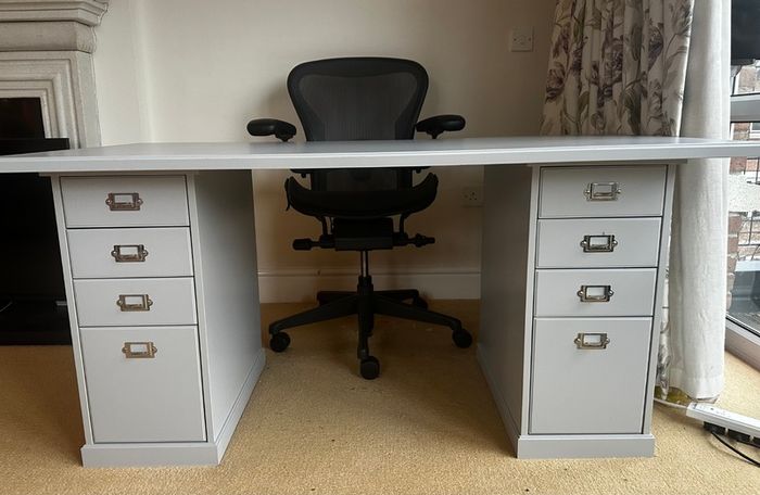 IKEA KLIMPEN Desk with 8 Drawers