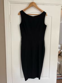 Isabel de Pedro ladies black tailored dress size 12