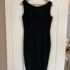 Isabel de Pedro ladies black tailored dress size 12