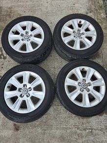 15" 5x100 Alloys + Tyres VW Polo, Rapid , Fabia etc