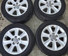 15" 5x100 Alloys + Tyres VW Polo, Rapid , Fabia etc