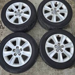 15" 5x100 Alloys + Tyres VW Polo, Rapid , Fabia etc