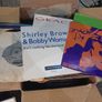 a box of 7" singles. 45 rpm vinyl records. Image 7