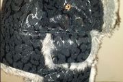 Russian style Siberian unusual warm ladies hat size 58 cm Perfect condition Postage included