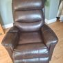 Motor Rise & Recliner Chair,  brown Leather Image 3