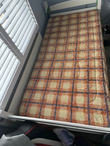 Single bed with mattress