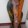 Vintage Indonesian folk art tall wooden cat sculpture Image 5