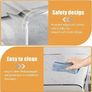 Clear Acrylic U Shaped End Table, Transparent Perspex Plastic Shower Stool, Stylish Modern Coffee Table with Rounded Edges, Waterproof Shower Bench for Small Spaces Bedroom, Living Room (30 20 22cm) Image 6