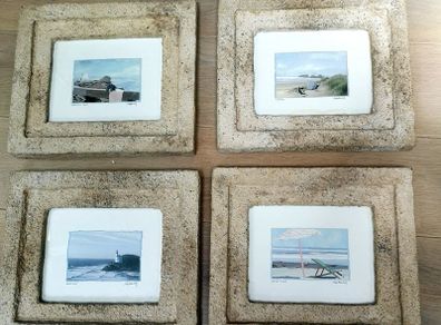 4 Seaside Pictures, Concrete type frames