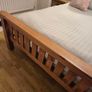 Solid Oak Super King Bed Image 5