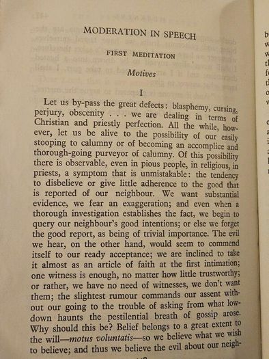 The Priest At Prayer. By E. Escribano. C. M. 1958 Leather Covered Hardback In Poor Condition.  See Photos For Same.