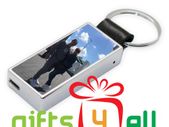 Personalised Photo USB Cigarette Lighter - Silver With Keyring