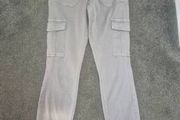 Spanx light grey cargo trousers
