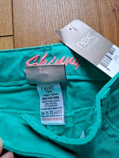 New Next Teal Blue Skinny Jeans