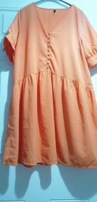 Shift dress orange in colour darker than photo size 16