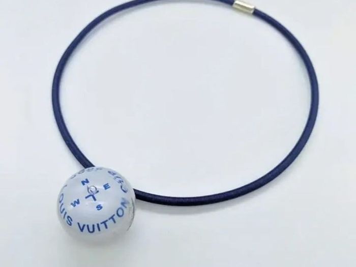 Authentic  Louis Vuitton Cup 2000 Compass Choker Necklace