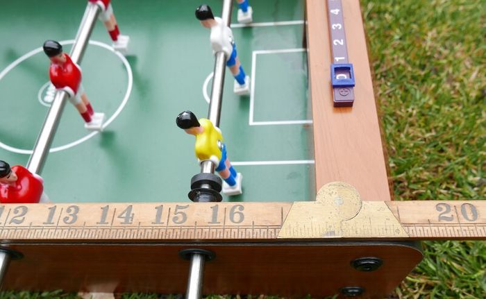 Wooden Mini Foosball Table