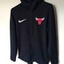 2017-2018 nike Chicago bulls full zip thermal fleece Size large Black polyester ptp 23" in excellent condition Image 4