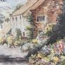 Original S.J. Bourne Framed Country Landscape Watercolor Print 39x32.2cm Image 10