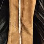 vintage 1970's suede leather flared trousers Image 6