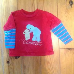 Official Iggle Piggle & Makka Pakka In The Night Garden Top Age 12-18 Months